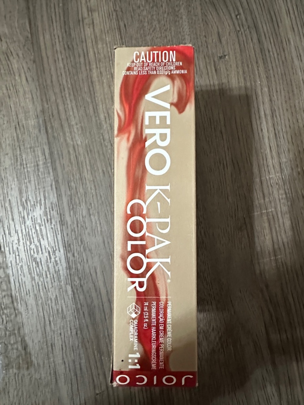 Joico Vero K-PAK Color Hair Dye - Red and Gold Packaging